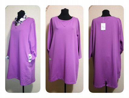 Платье-туника Италия хлопок 50/52/54