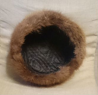 Мужская шапка из меха бобра