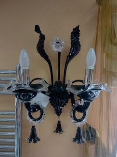 Люстра и бра Sylcom Италия муранское стекло