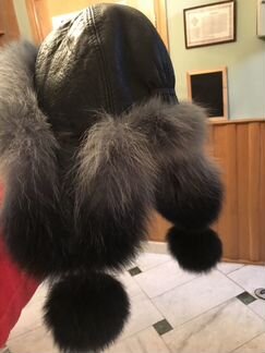 Кожаная шапка