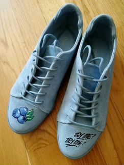 Кеды натуральная Замша