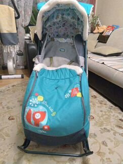 Детские санки коляска ника