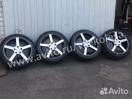 Комплект колес в сборе r17 vossen cv3