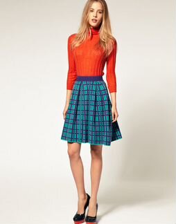 Шерстяная юбка ASOS