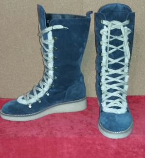Esprit. Сапоги. Натур. замша. Новые. р-р 40; 41