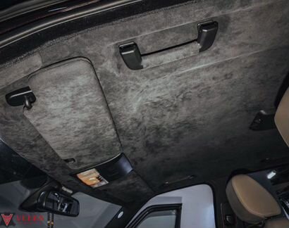 Перетяжка потолка автомобиля Алькантара