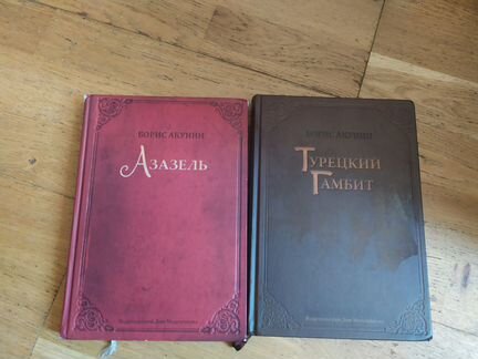 Две книги Б. Акунина