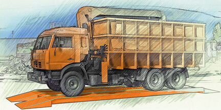Авто весы для грузовых авто
