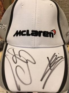 Бейсболка F1 McLaren Mercedes с автографами