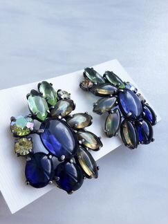 Клипсы Elsa Schiaparelli, оригинал, винтаж