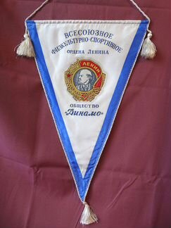Новые вымпелы спортивного общества 