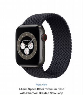 Apple Watch 6 edition titanium 44mm black