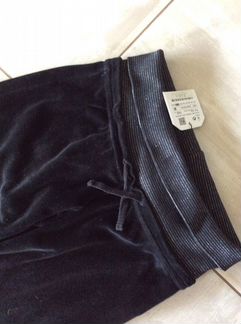 Брюки спортивные чёрные велюровые 11-12 лет Zara