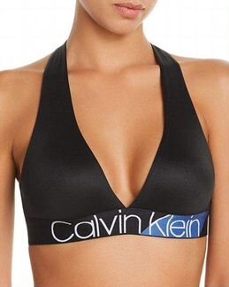 Чёрный бралетт без подкладки Calvin Klein