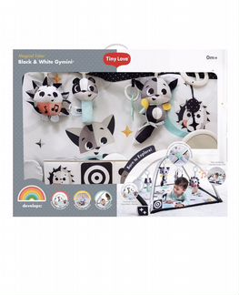 Коврик tiny love black and white gymini