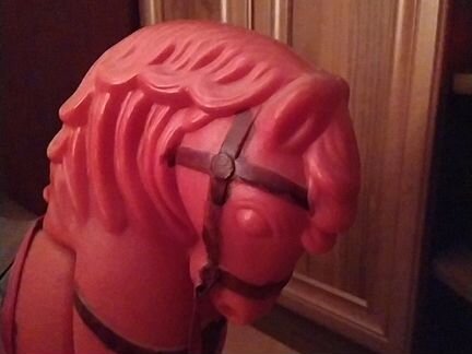 Игрушки СССР пластиковый конь