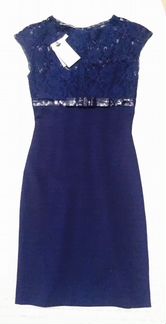 Новое синее платье с пайетками Climona (р-р 42)