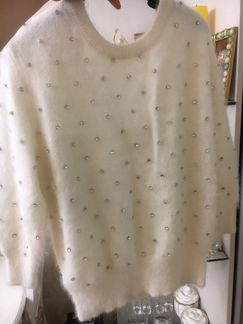 Пуловер из ангоры To be blossom