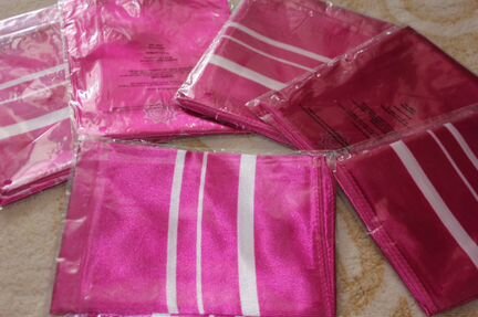 Шейный платок (косынка/шарфик) цвет фуксия