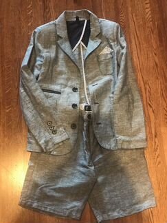 Armani Junior, льняной костюм, детский 8-9 лет