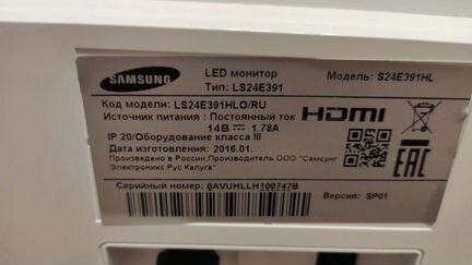 Монитор Samsung s24e391hl