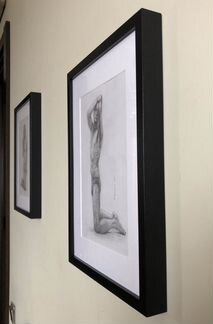 Рисунок обнаженка ню графика искусство