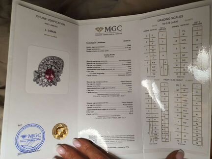 Кольцо золото бриллианты