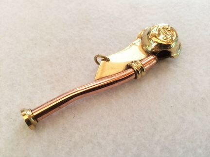 Подвеска Морской свисток №2 (работает) медь + лату