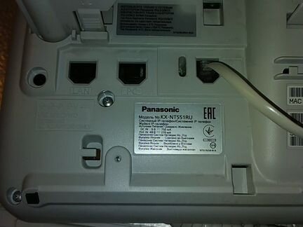 Ip телефон Panasonic kx-nt551 ru