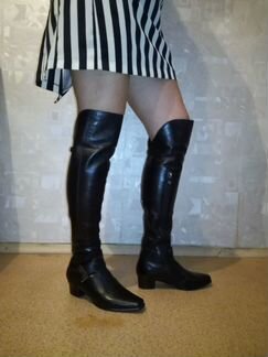 Ботфорты натуральная кожа, утепленные