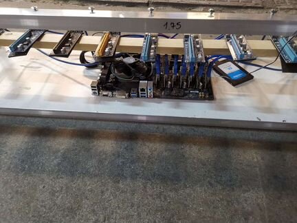 Каркас 12 карт, райзеры 12 штук