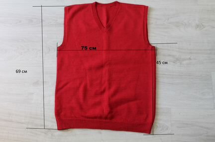 Жилетка шерстяная