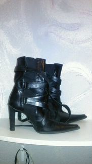 Кожаные полусапожки