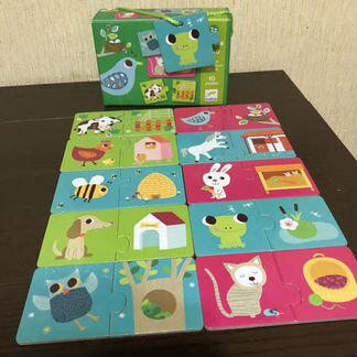 Первые пазлы малыша djeco