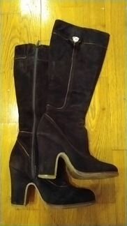 Сапоги демисезонные 36 нат замша