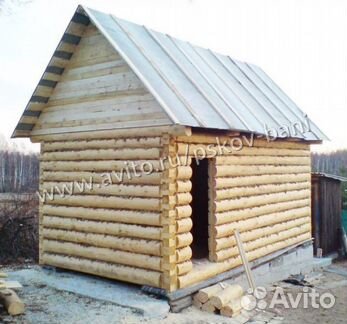 Сруб бани