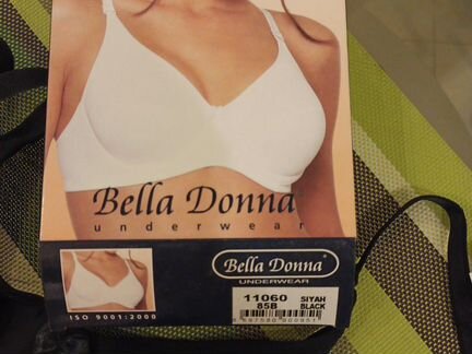 Бюстгальтер 85В цв.черный марка bella donna турция
