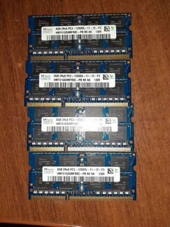 Оперативная память 8GB 2Rx8 PC3/3L/2-12800S/5300-S