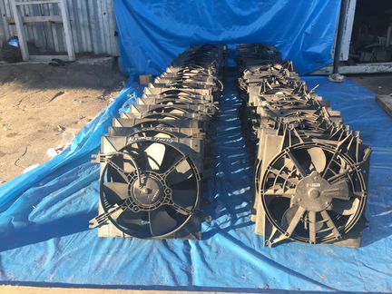 Вентилятор охлаждения двигателя Киа Шума