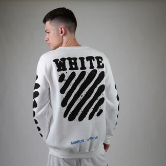 Свитшот Off-White mirror белый
