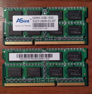 Оперативная память Asint DDR3 2GB-1333