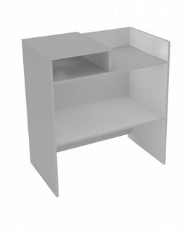 Набор прилавков (образует угол с витриной и местом