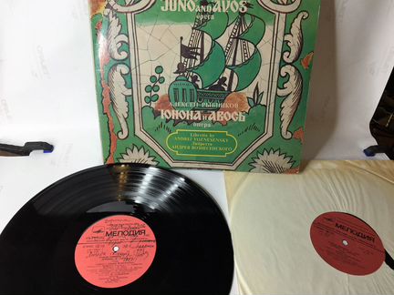 Пластинка «Юнона и Авось» с подписью Рыбникова