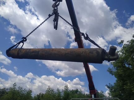 Цилиндр автокрана маз