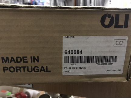 Кнопка смыва oli salina хром (640084