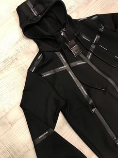 Emporio Armani EA7 спортивный костюм чёрный