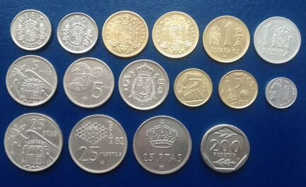 Монеты испании