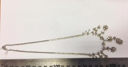 Золотое колье. 138 бриллиантов(6,5 карат)