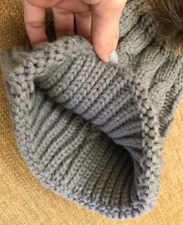 Шапка вязаная (новая)