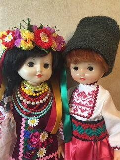 Шагающая Кукла СССР олеся,украинцы.Пара